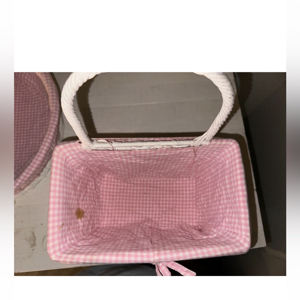 Pottery Barn Kids (PBK) Basket Set and Pull-Backs - Picture 6 of 12